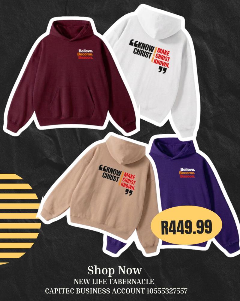 believe, become, beacon hoodie